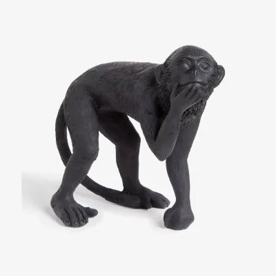 John Lewis John Lewis & Partners Small Monkey Sculpture, Black