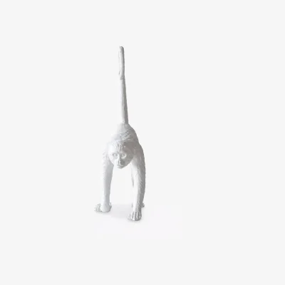 John Lewis John Lewis & Partners Curious Monkey Garden Sculpture, H25cm