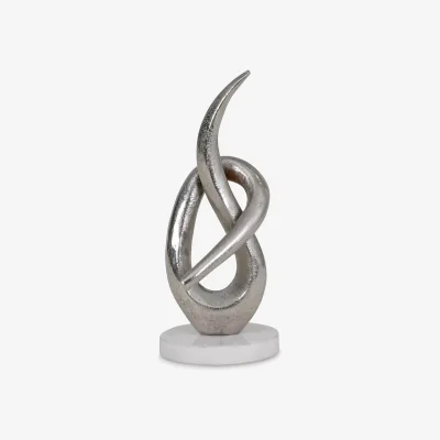 John Lewis Libra Make A Wish Abstract Metal Sculpture, H25cm, Silver