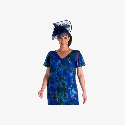 John Lewis chesca Bouquet Sculptured Fascinator, Cobalt