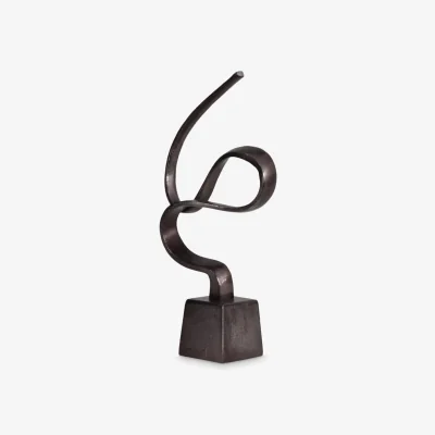 John Lewis Libra Abstract Metal Wellness Sculpture, H51cm, Bronze