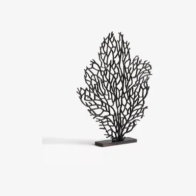 John Lewis John Lewis & Partners Large Coral Sculpture, H68cm, Black