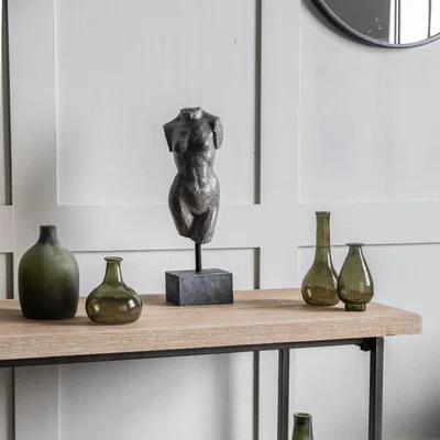Knees Adonia Female Form Sculpture - Grey