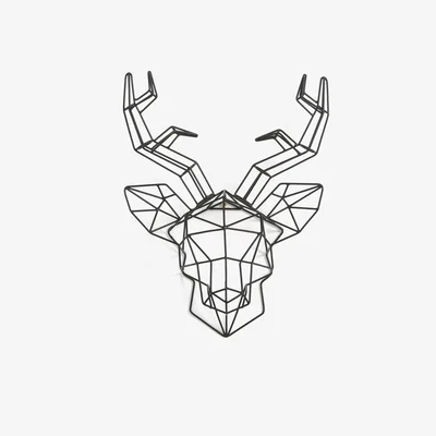 La Redoute Ugoya Deer's Head Sculpture
