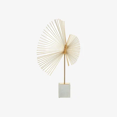 La Redoute Abstract Gold Mirano Spiral Sculpture