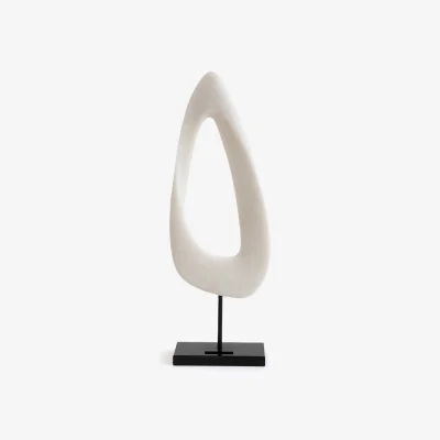La Redoute Mineral Polyresin Sculpture, H52.5cm