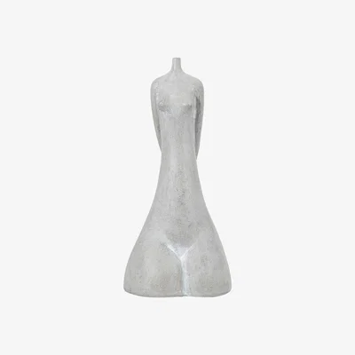 La Redoute 38cm Grey Figure Sculpture