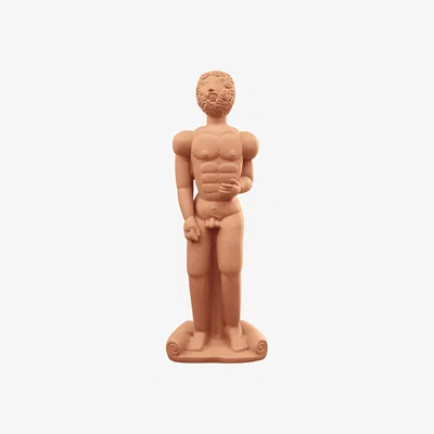 Made in Design Magna Graecia Sculpture ceramic orange brown / Bronzo - H 140 cm - Seletti