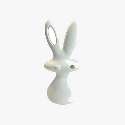 Made in Design Bunny by Aki Kuroda Sculpture plastic material white / H 60 cm - Slide
