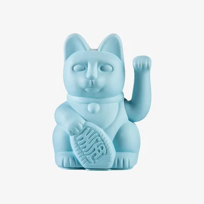 Made in Design Lucky Cat Figurine - / Plastic by Donkey Blue