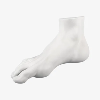 Made in Design Memorabilia Mvsevm Decoration - / Male foot by Seletti White