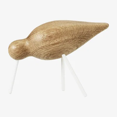 Made in Design Oiseau Shorebird M Decoration - W 15 x H 11 cm by Normann Copenhagen Natural wood