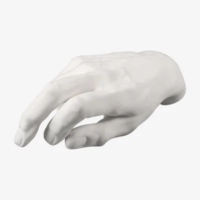 Made in Design Memorabilia Mvsevm Decoration - / Male hand by Seletti White