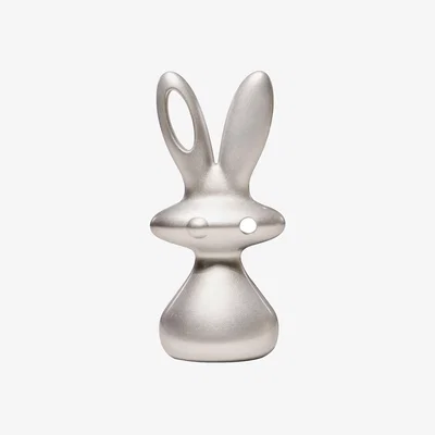 Made in Design Bunny by Aki Kuroda Sculpture plastic material silver / H 60 cm - Slide