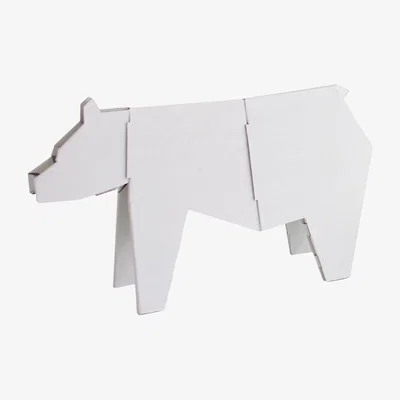 Made in Design My Zoo Ours Figurine - Bear - Large by Magis Collection Me Too White