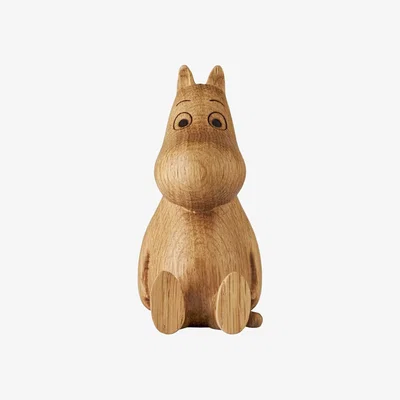 Nordic Nest Dsignhouse x Moomin Moomin Wooden Decoration Moomin 10 cm OAK (FSC)