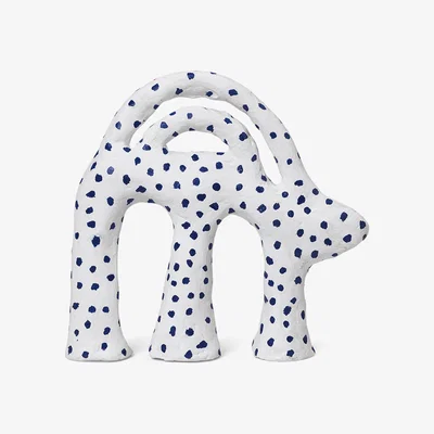 Nordic Nest ferm LIVING Mumbo sculpture 145x185 cm White-blue