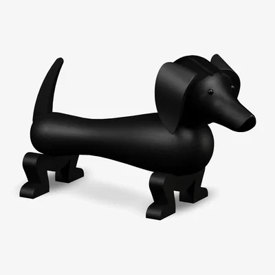 Nordic Nest Kay Bojesen Denmark Kay Bojesen dog 185 cm Dark stained oak