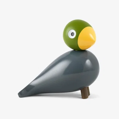 Nordic Nest Kay Bojesen Denmark Nightingale songbird Aqua
