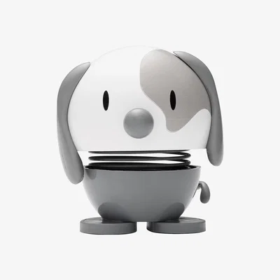 Nordic Nest Hoptimist Hoptimist Dog figure 6.9 cm Cool grey