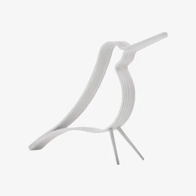 Nordic Nest Cooee Design Woody Bird small White