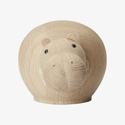 Nordic Nest Woud Hibo wooden hippo Medium