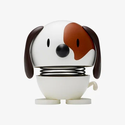 Nordic Nest Hoptimist Hoptimist Dog figure 6.9 cm White