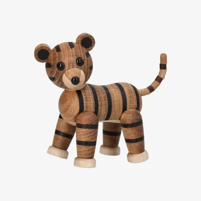 Nordic Nest Spring Copenhagen Shiva tiger figurine Beige 12x6x12 cm