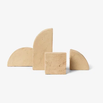 Nordic Nest ferm LIVING Shape sculpture set 26x38 cm Yellow