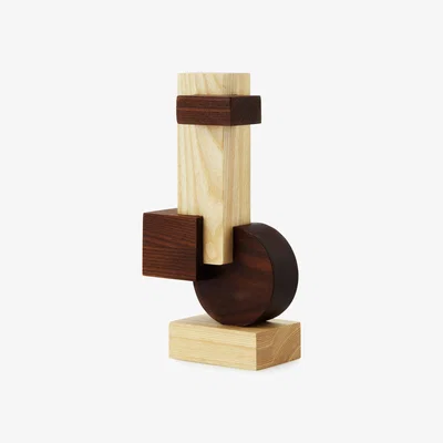 Nordic Nest Normann Copenhagen Join sculpture medium Ash-carbonized ash