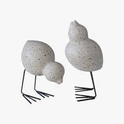 Nordic Nest Swedish Birds Easter decoration 2-pack mole dot