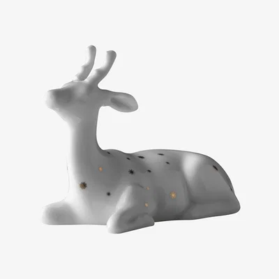 Nordic Nest Wik & Walsøe Starfall deer White