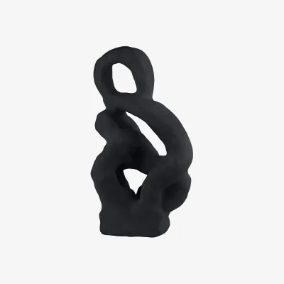 Nordic Nest Art Piece sculpture Black
