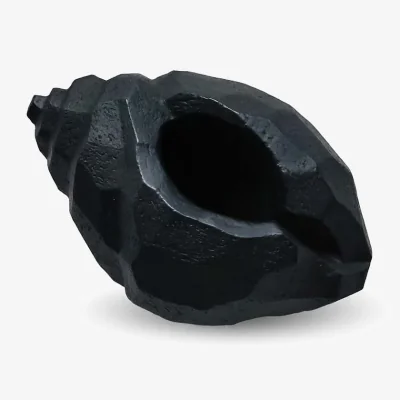 Nordic Nest The Pear Shell sculpture 16 cm Coal