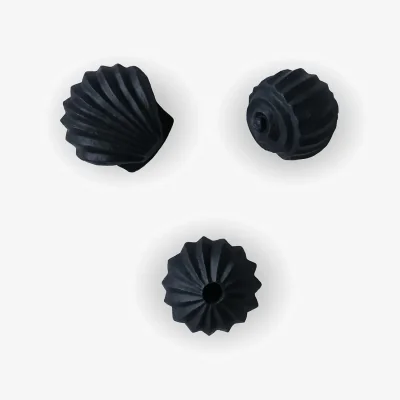 Nordic Nest The Genesis Shells sculpture 3-pack Coal