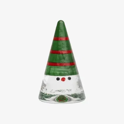 Nordic Nest Kosta Boda Noel gnome Green 11.5 cm