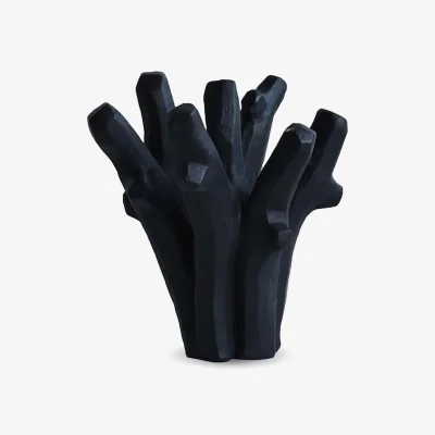 Nordic Nest The Coral Tree sculpture 15.5 cm Coal