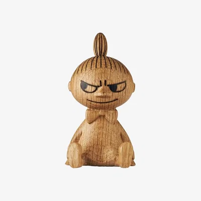 Nordic Nest Dsignhouse x Moomin Moomin wooden decoration Little My 8 cm OAK (FSC)