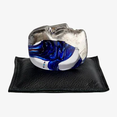 Nordic Nest Kosta Boda Annual Brains glass sculpture AC-25 2025