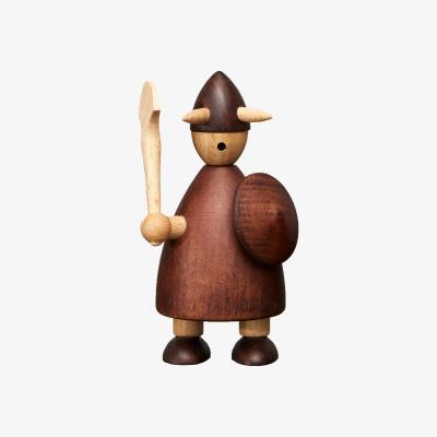 Nordic Nest Andersen Furniture The vikings of Denmark wooden figure Medium Stained beech