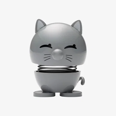 Nordic Nest Hoptimist Hoptimist Cat figure 7.3 cm Cool grey