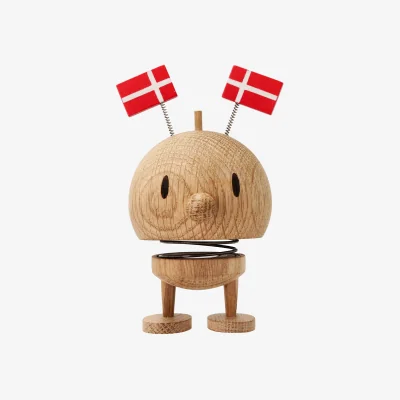 Nordic Nest Hoptimist Hoptimist Celebration Bumble figurine M raw oak