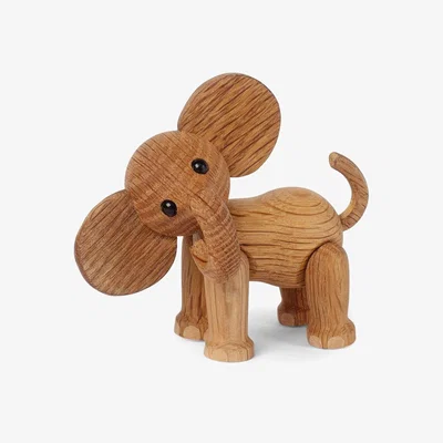 Nordic Nest Spring Copenhagen Ella elefant baby decoration Oak-maple