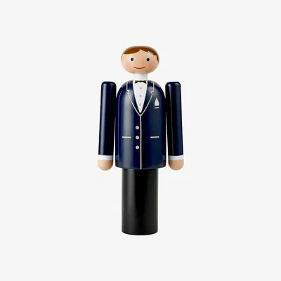 Nordic Nest Kay Bojesen Denmark Kay Bojesen groom Blue-black and white