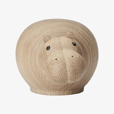 Nordic Nest Woud Hibo wooden hippo Small