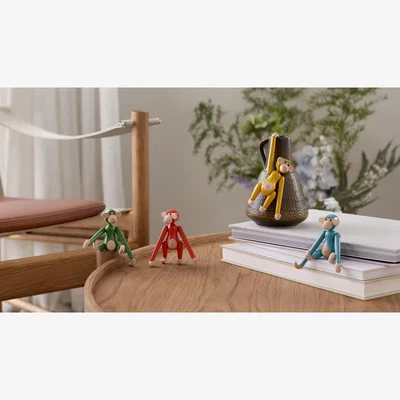 Nordic Nest Kay Bojesen Denmark Kay Bojesen mini vintage monkey Blue