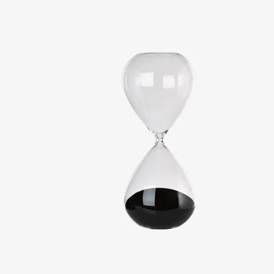 Nordic Nest POLSPOTTEN Ball hourglass L 38 cm Black