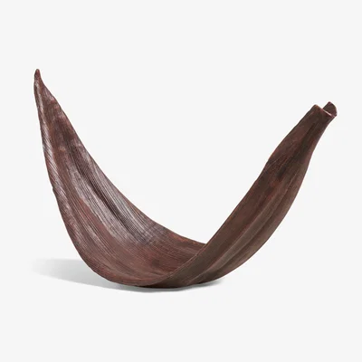 OKA Wenchang Decorative Coconut Leaf - Brown