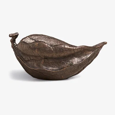 OKA Decorative Bodhi Dish - Bronze