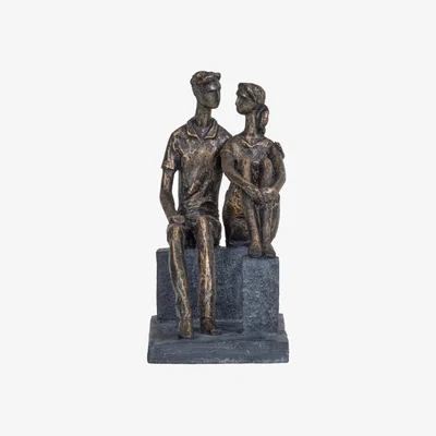 Olivia's Libra Bronze Blocks Couple